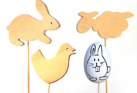 Decoupage – zwierzątka i jajka do dekoracji